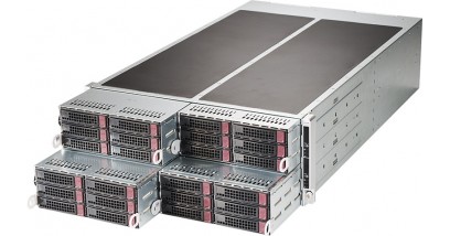 Серверная платформа Supermicro SYS-F628R3-RC1B+ 4U (4 Nodes) 2xLGA2011 16xDDR4, 6x3.5""HDD, SAS, 2GbE, IPMI 2x1280W