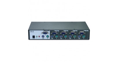Переключатель TK-403KR 4-х портовый стоечный коммутатор КВМ с аудио