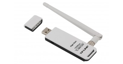 Сетевой адаптер TP-Link \ TL-WN722N 150M Wireless Lite N High Gain USB Adapter, Athreos chipset, 1T1R, 2.4GHz, work with 802.11n product, compatible with 802.11g/b, 1 detachable antenna