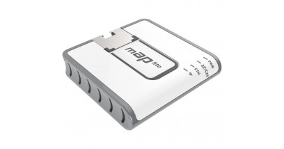 Точка доступа MikroTik RBmAPL-2nD mAP lite with 650Mhz CPU, 64MB RAM, 1xLAN, built-in Dual Chain 2.4Ghz 802.11bgn Dual Chain wireless with integrated
