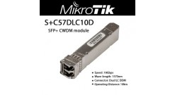 Трансивер MikroTik S+C57DLC10D SFP+ CWDM module 10G SM 10km 1570nm LC-connector ..