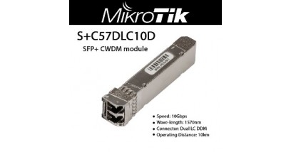 Трансивер MikroTik S+C57DLC10D SFP+ CWDM module 10G SM 10km 1570nm LC-connector DDM