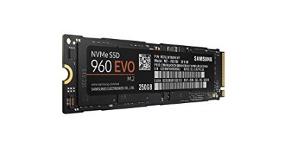 Накопитель Samsung SSD M.2 250GB Samsung 960 EVO (R3200/W1500Mb/s, TLC 3D V-NAND, Polaris, PCIe NVMe, 2280) (MZ-V6E250BW)