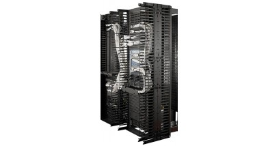 Valueline, Vertical Cable Manager for 2 & 4 Post Racks, 84""H X 12""W, Double-Sided with Doors