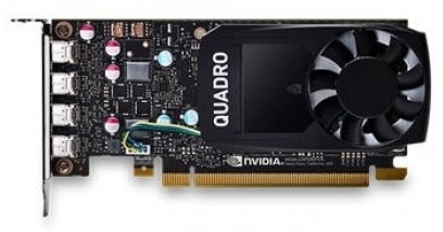 Видеокарта Dell NVIDIA Quadro P620, 2GB, 4 mDP, HH, (Precision SFF)(Customer KIT)