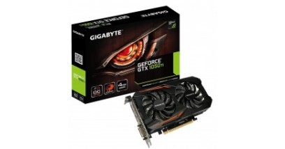 Видеокарта GIGABYTE PCIE16 GTX1050TI 4GB GDDR5 GV-N105TOC-4GD V1.2 GIGABYTE NVIDIA GeForce GTX 1050 TI