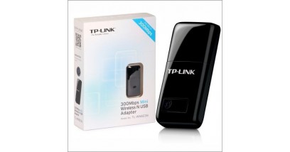 Сетевой адаптер Wi-Fi Оборудование / Адаптер USB / TP-Link / TL-WN823N / Realtek / 300 Mbps / 802.11 b/g/n / 2.4 GHz / Mini-размер