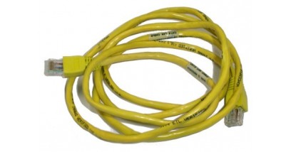 Yellow Cable for Ethernet, Straight-through, RJ-45, 6 feet