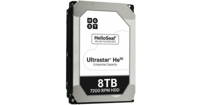 Жесткий диск HGST 8TB SAS 3.5"" (HUH721008AL5204) Ultrastar HE10 7200RPM 12GB/S 256MB