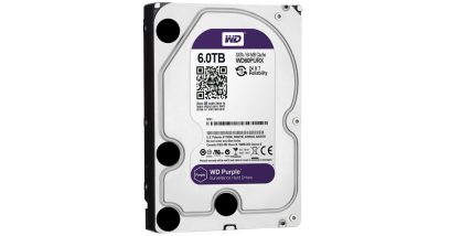 Жесткий диск WD SATA 6TB WD60PURZ Purple (5400rpm) 64Mb 3.5""